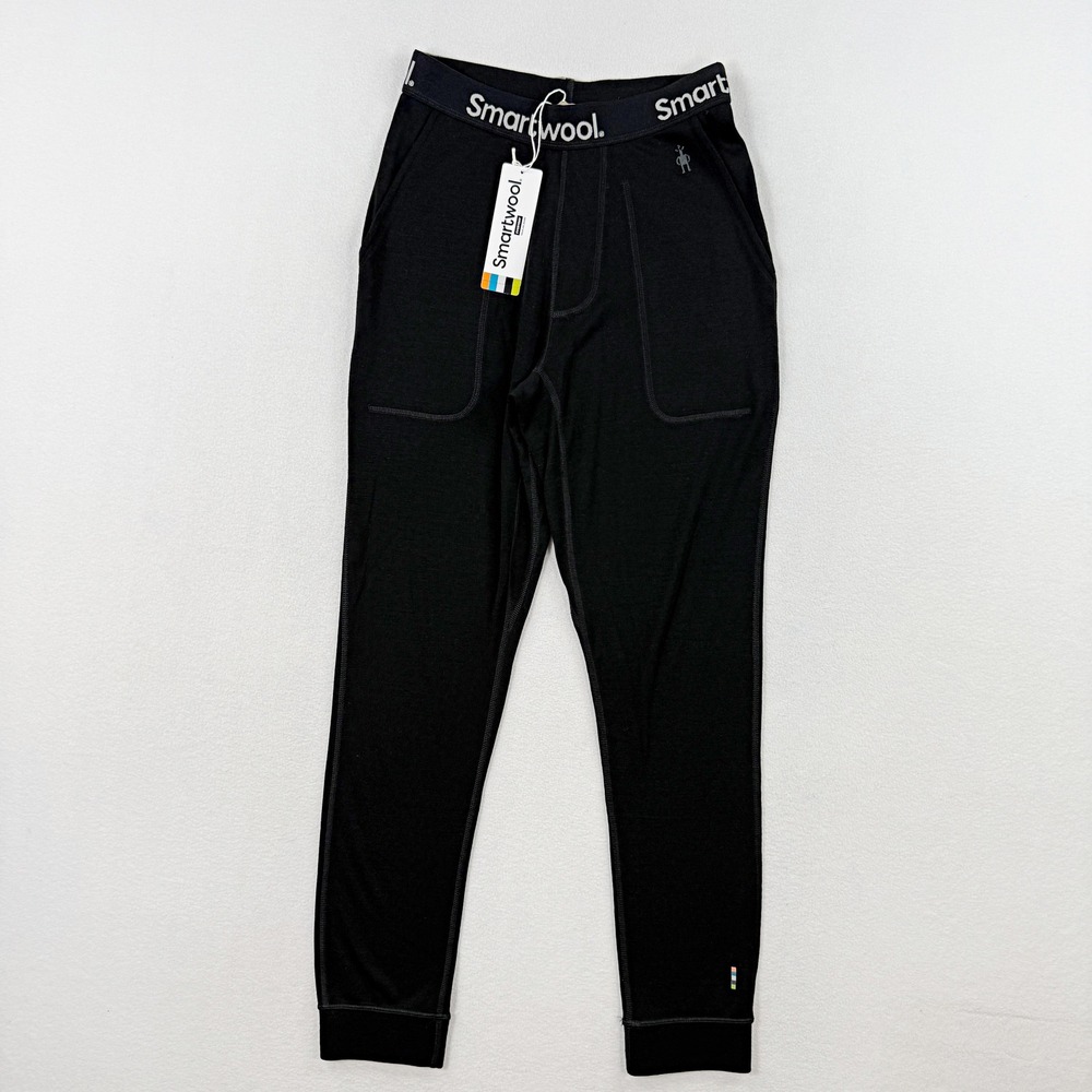 Smartwool Thermal Merino Jogger Pant Size XXS‎ Mens Black SW016795001, NEW